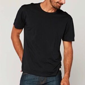 AGAVE Supima Tee - Black - Size S - NWOT